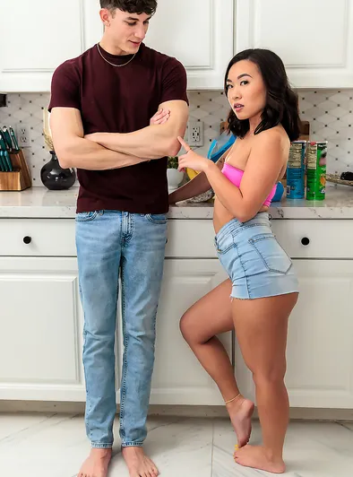 Kimmy Kimm’s Slutty Stepbro Fuck Plan