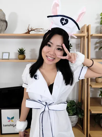 Anna Saotome’s Naughty Nurse Striptease
