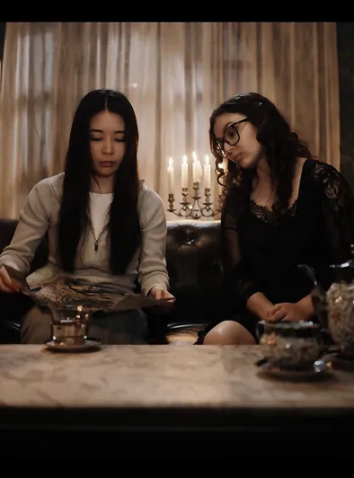 Rikako Katayama's Vampire Lesbian Pussy Licking Session