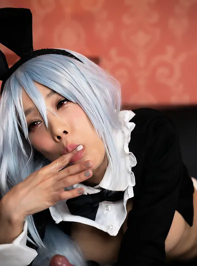 Nanako Nanahara Bunny Cosplay Suck and Fuck