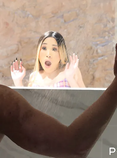 London Lee Surprised and Fucked in Shower