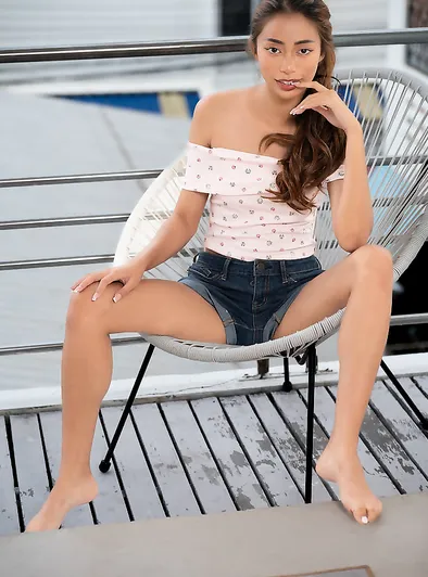 Pixie Plays Naked on Giant Toy