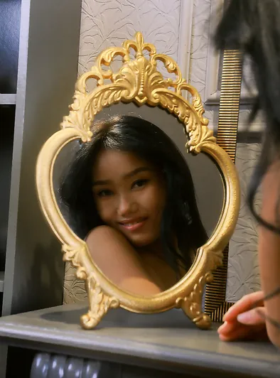 Oxitheam Strips Fishnets Showing Tits And Pussy