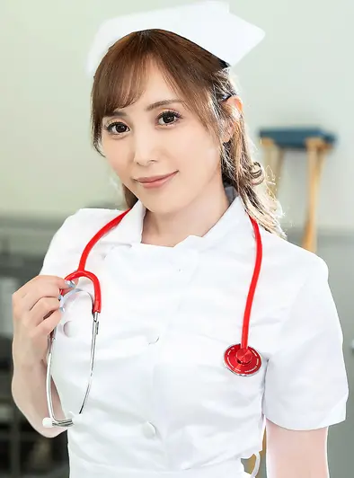 Rino Sakuragi Naughty Nurse Cosplay Bed Tease