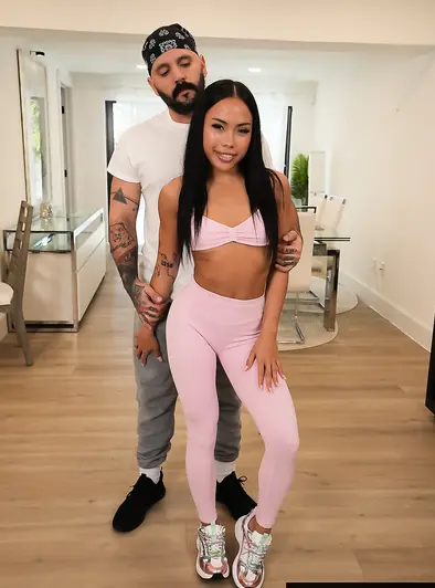 Vivienne Vo Gets Naughty With Her Trainer's Big Cock