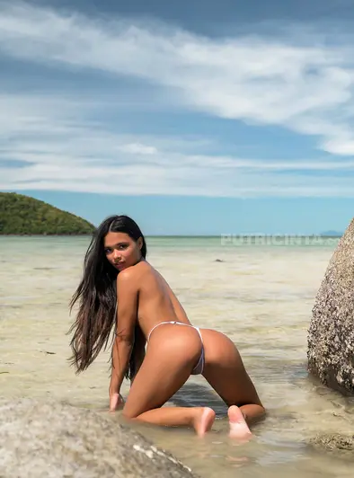 Adrianna Turns The Beach Into Her Naked Playground