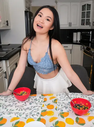 Sakura Lin Turns Breakfast with Stepbrother Into Hardcore Fun
