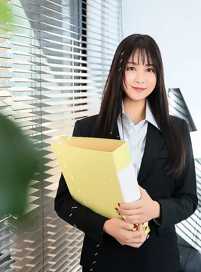Mai Honda Turns The Office Into Her Playground