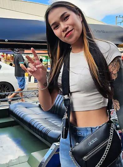 Inked Thai Cutie Fucked After Her Tuk Tuk Ride