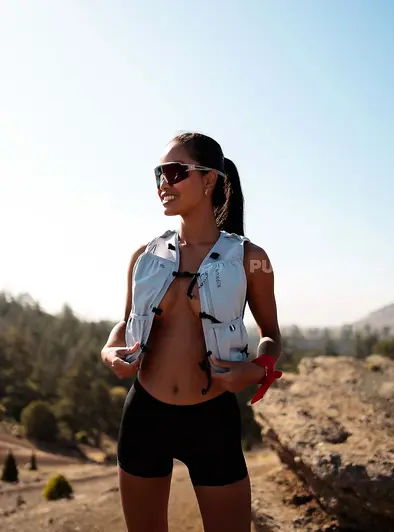 Putri Cinta Goes Topless On A Sunny Trail