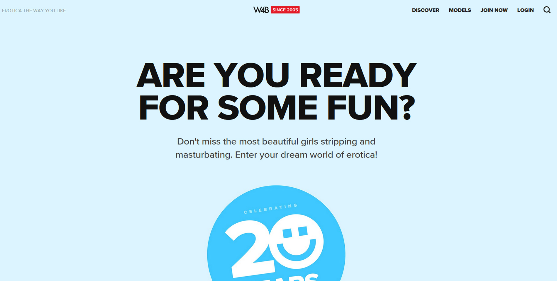 Watch4Beauty Homepage showcasing Asian adult models